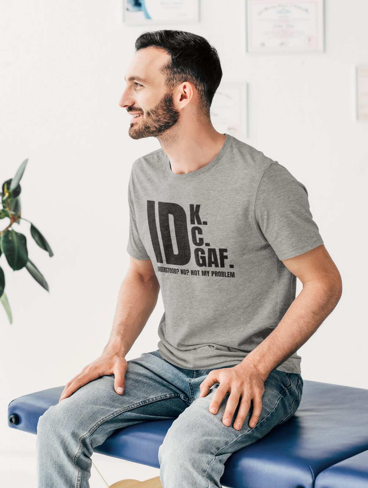 Funny Sarcastic Rude T Shirt IDK IDC IDGAF Don't Know Care or Give A FGalaxy Tees