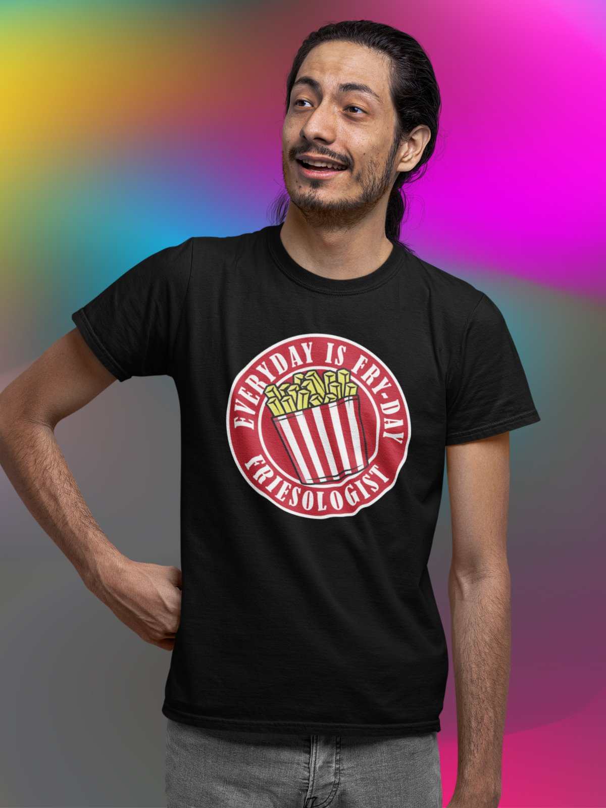 Funny Sarcastic T Shirt Everyday Is Fryday Friday Pun Food Joke Chips Galaxy Tees