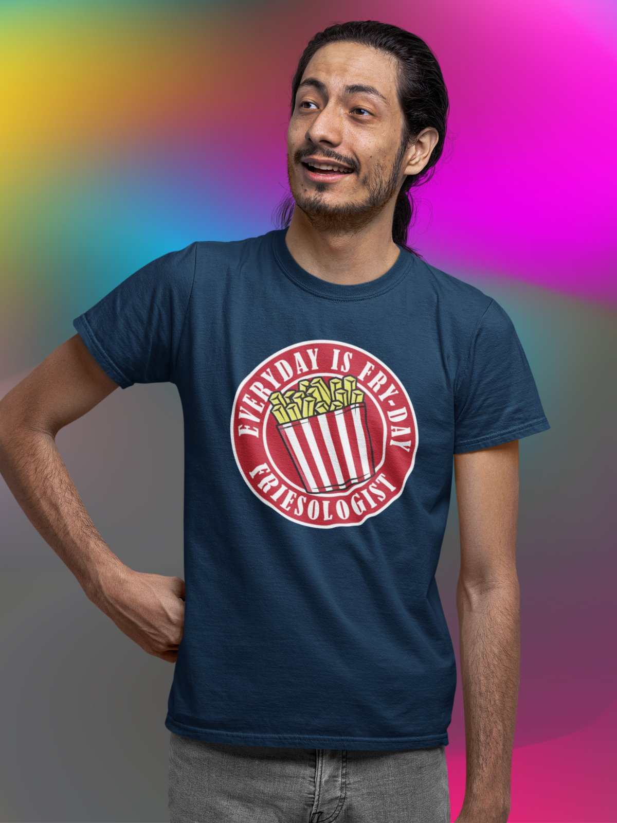 Funny Sarcastic T Shirt Everyday Is Fryday Friday Pun Food Joke Chips Galaxy Tees