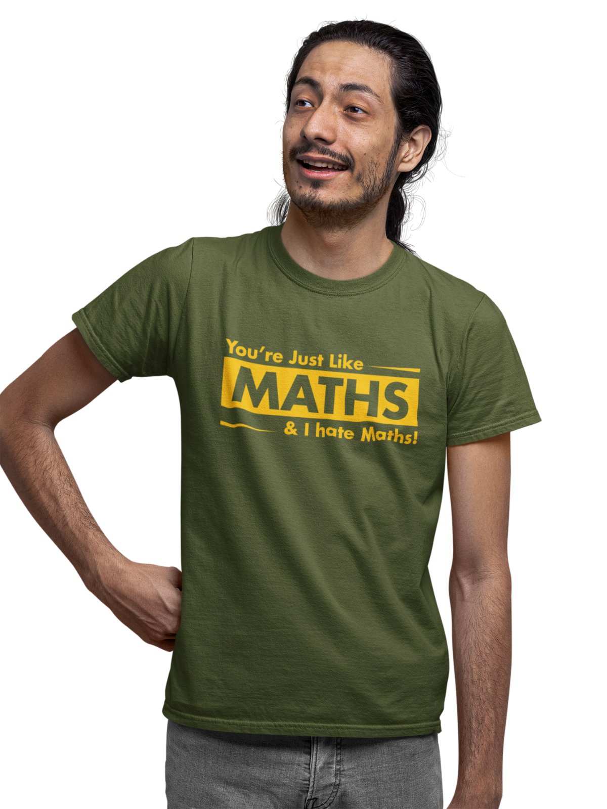 Funny Sarcastic T Shirt You're Just Like Maths and I HATE Maths ObnoxiGalaxy Tees