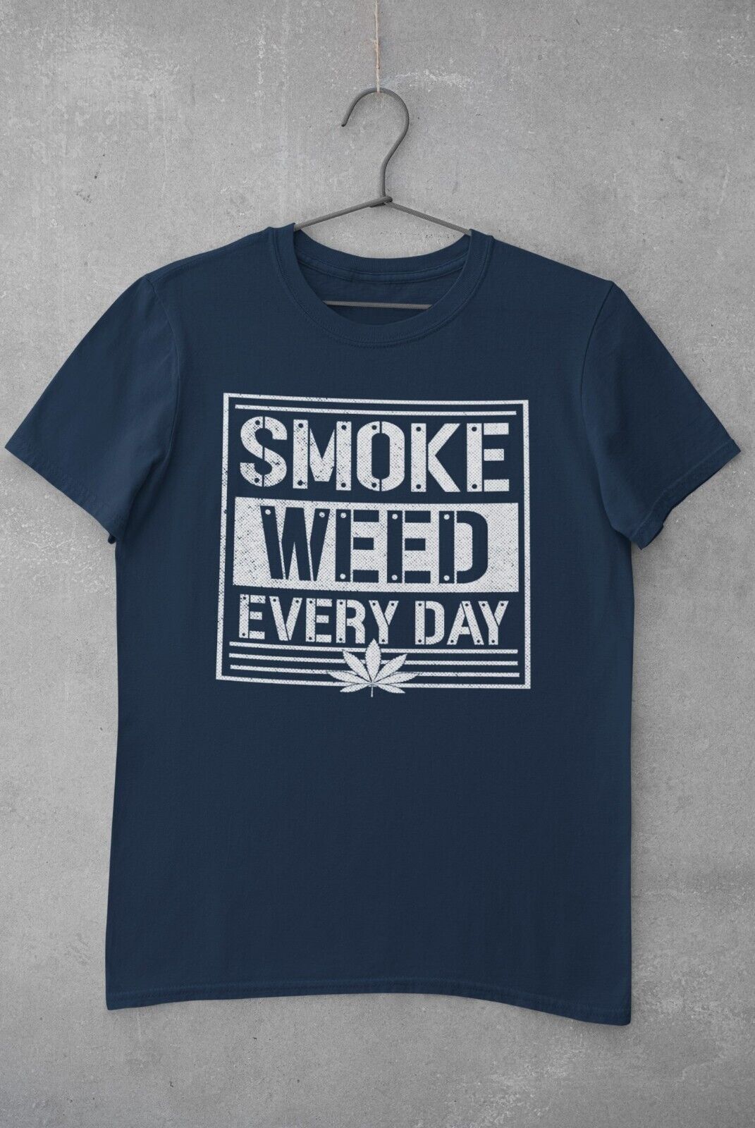 Funny Stoner Weed T Shirt SMOKE WEED EVERYDAY Cannabis Toker Student PGalaxy Tees