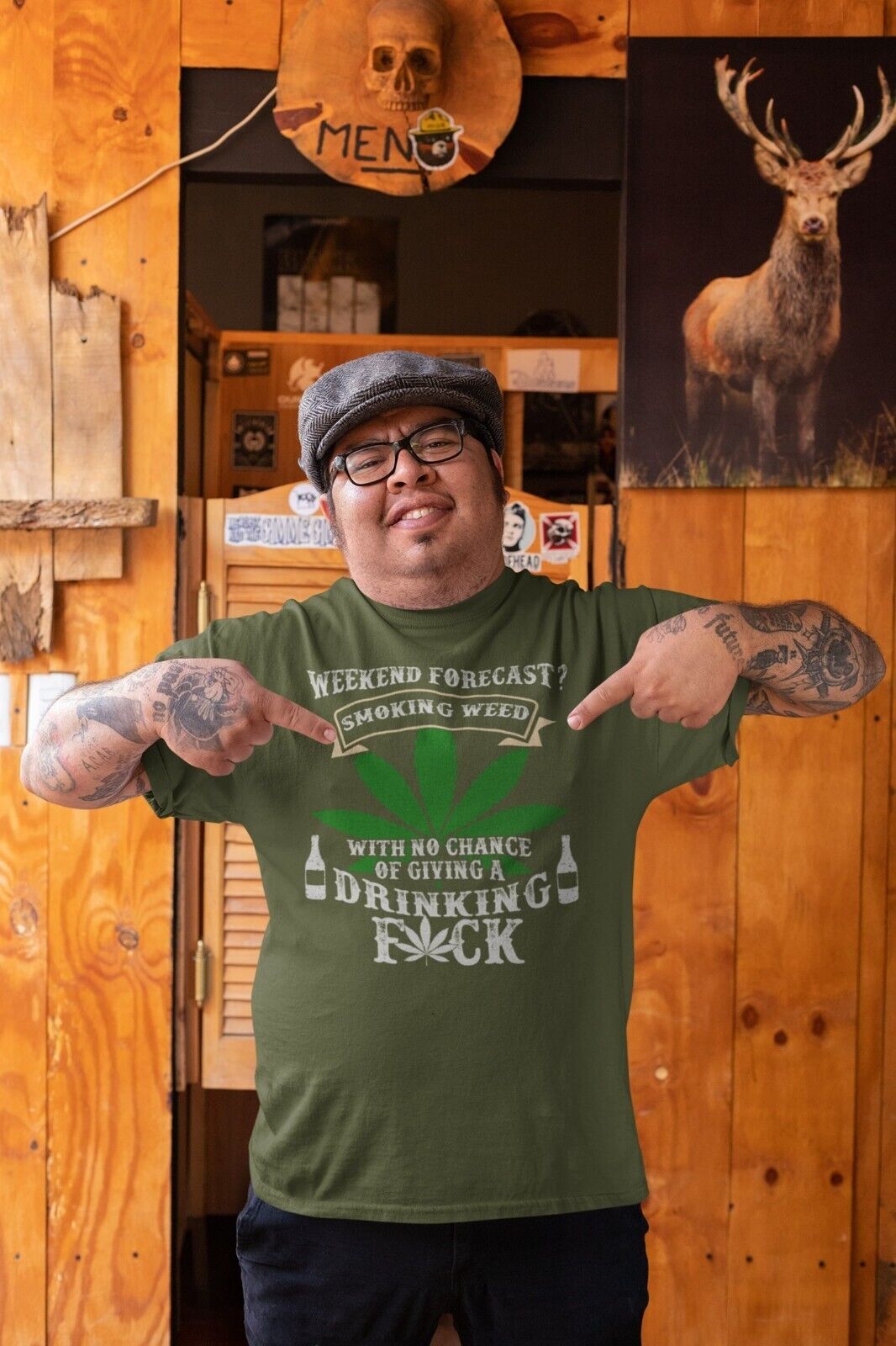 Funny Stoner Weed T Shirt WEEKEND FORECAST SMOKING WEED AND NOT GIVINGGalaxy Tees