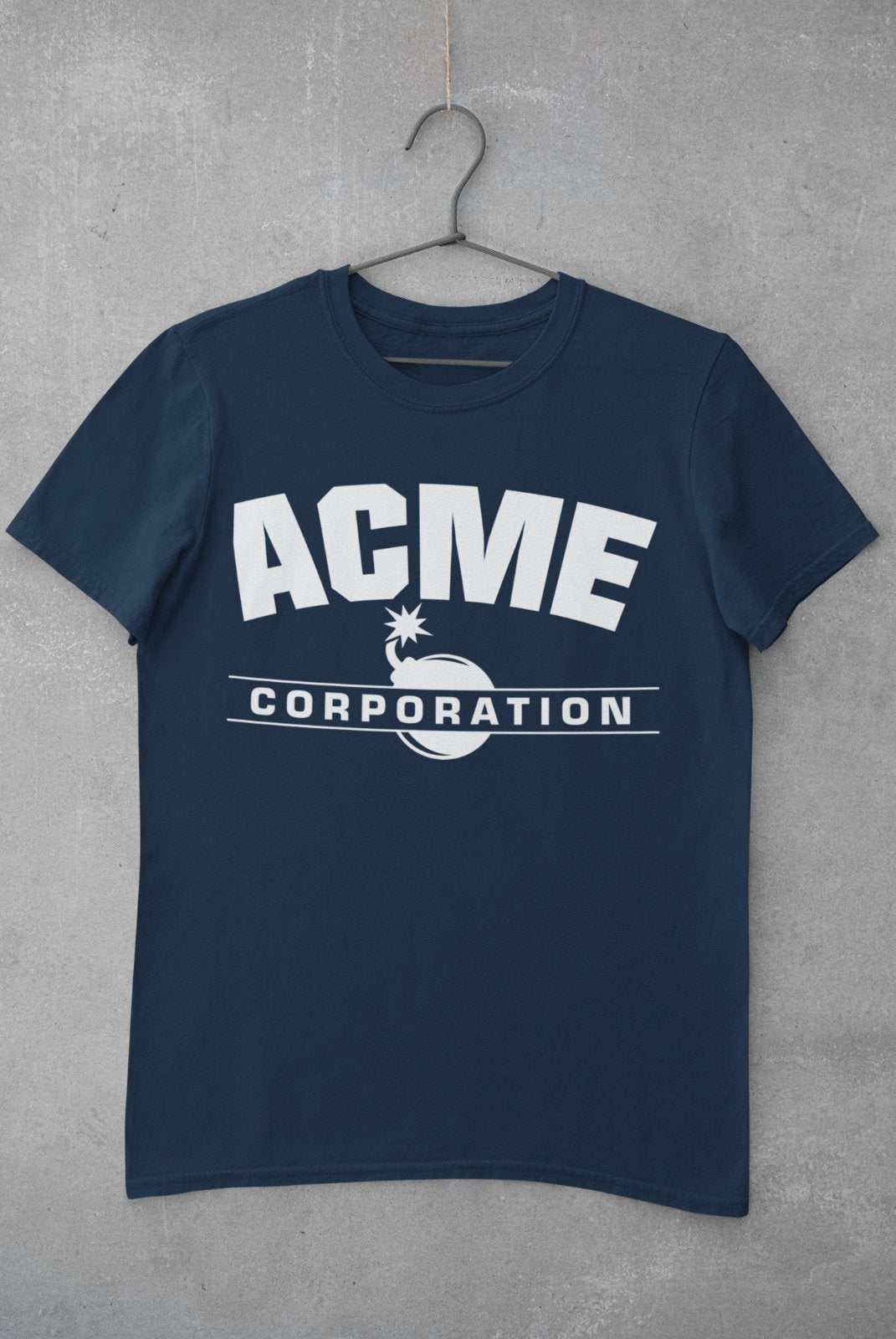Funny T Shirt Acme Corporation Cartoon Company Novelty Joke Gift Idea Galaxy Tees