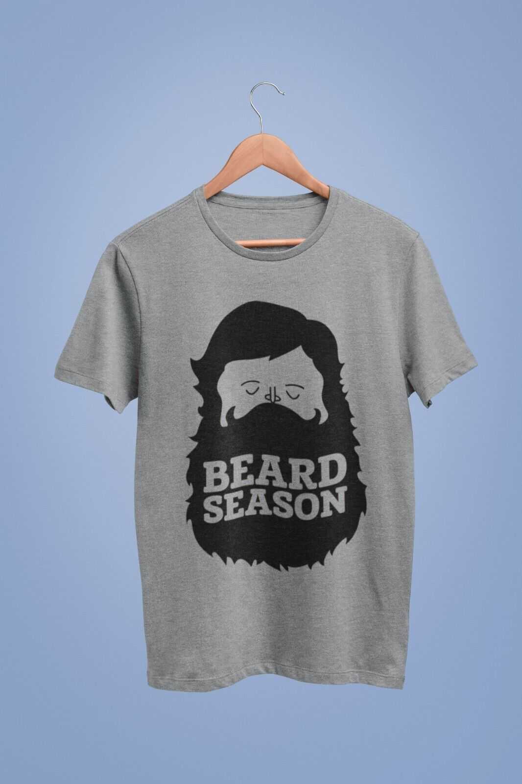 Funny T Shirt Beard Season Novelty Hipster Facial Hair Grooming MovembGalaxy Tees