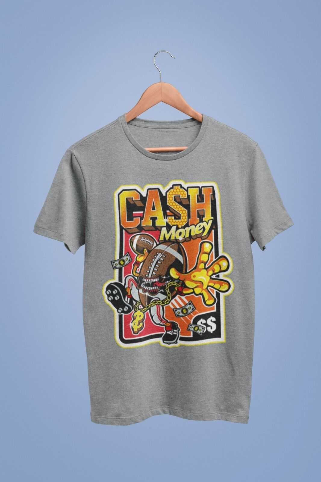 Funny T Shirt Cash Money American Football Overpaid Athletes Gridiron Galaxy Tees