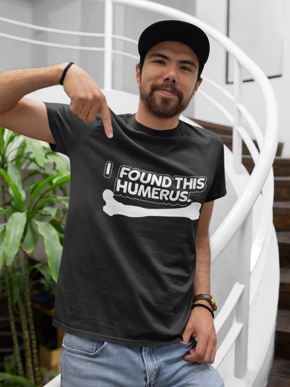 Funny T Shirt I FOUND THIS HUMERUS Bone Humerous joke Gift Idea NoveltGalaxy Tees