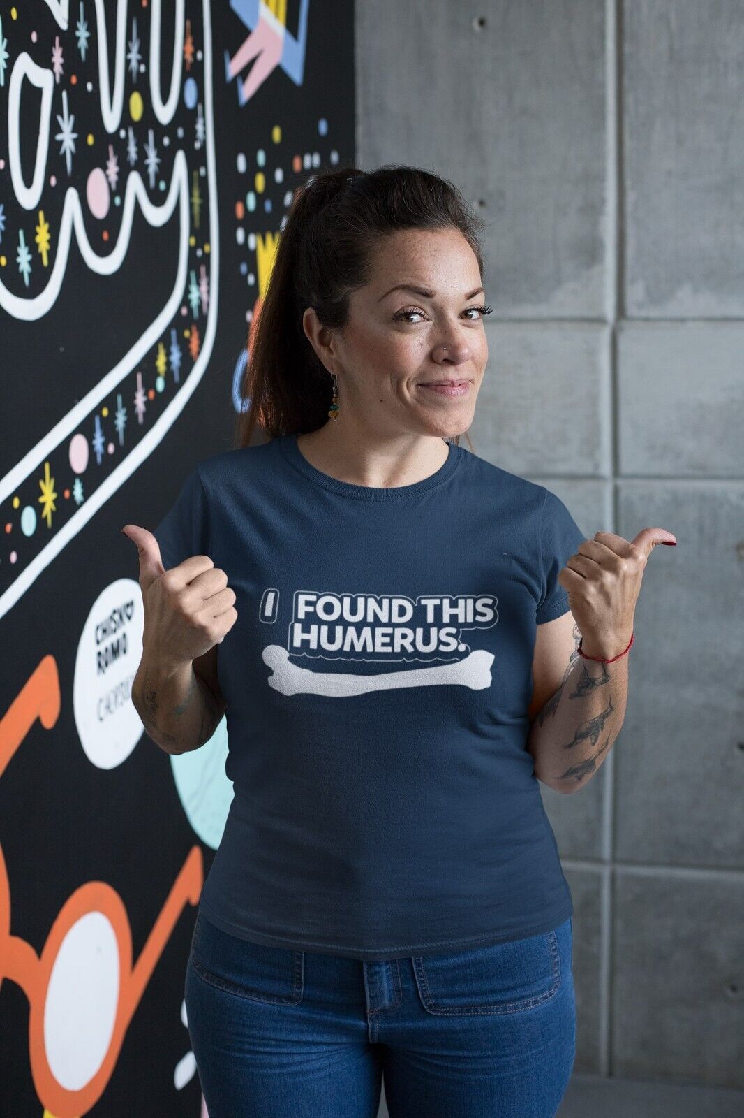 Funny T Shirt I FOUND THIS HUMERUS Bone Humerous joke Gift Idea NoveltGalaxy Tees