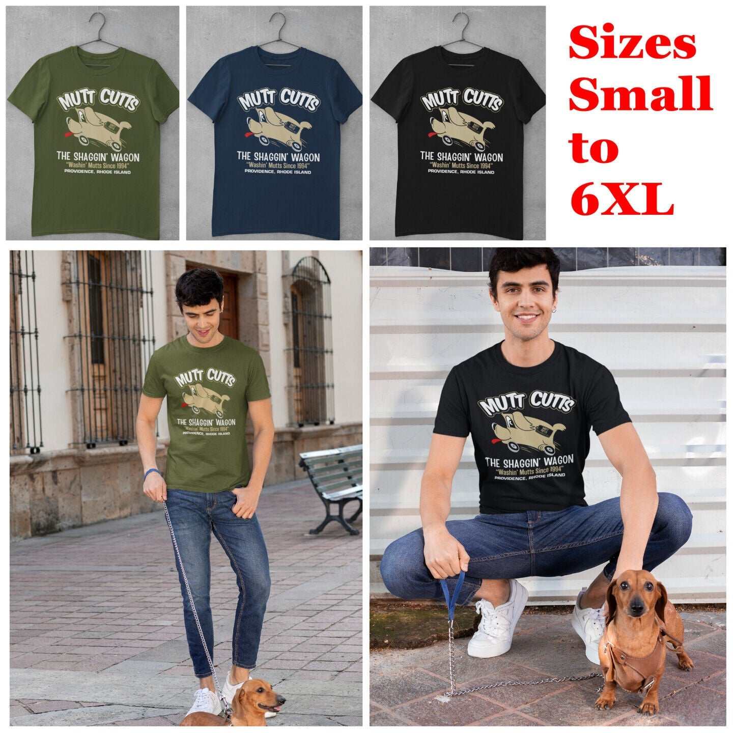 Funny T Shirt Mutt Cutts Shaggin Wagon Dumber Dumb Retro Movie 1994 JoGalaxy Tees