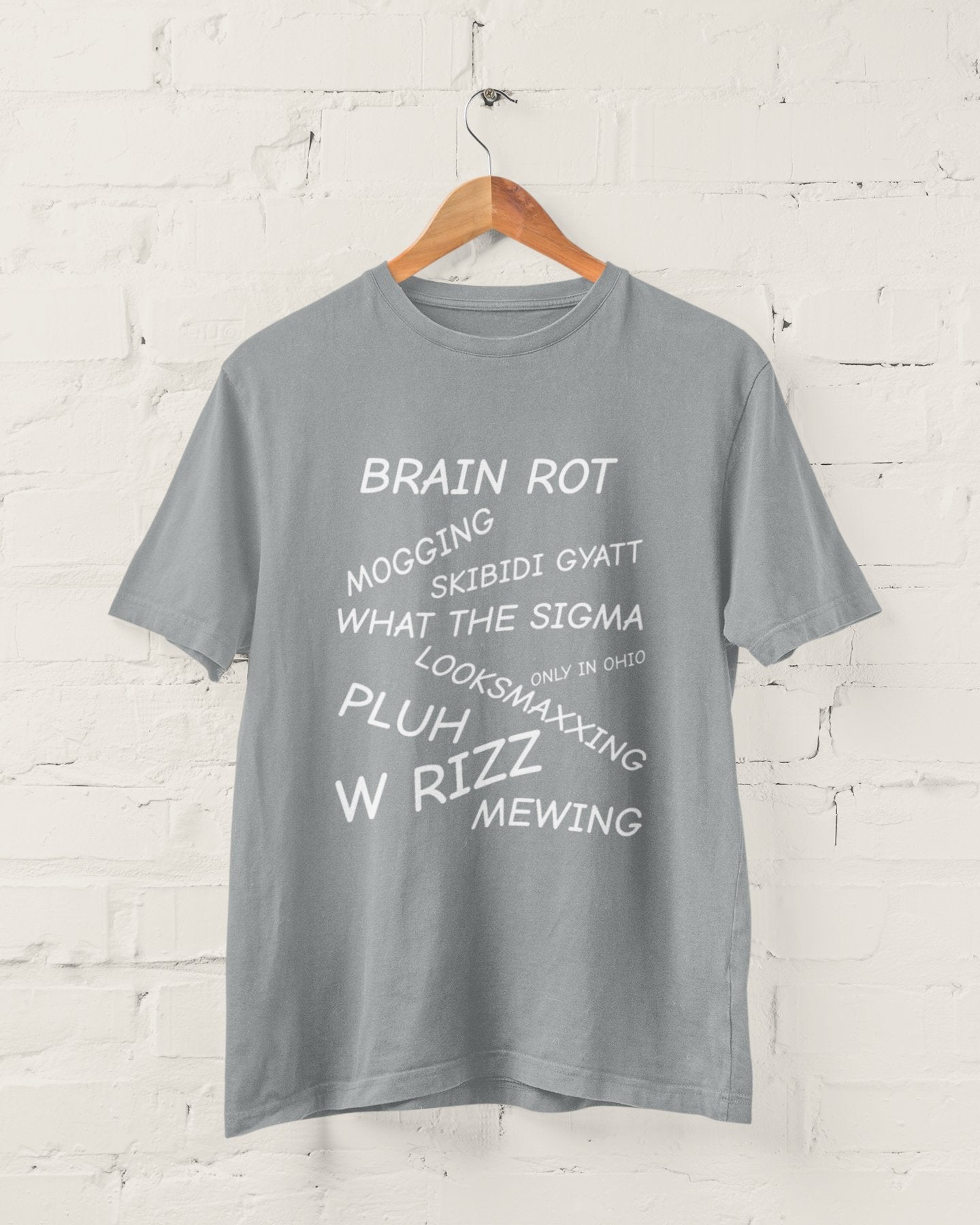 Funny Teenager Brain Rot T Shirt Gen Z Gen Alpha Tees trending MoggingGalaxy Tees