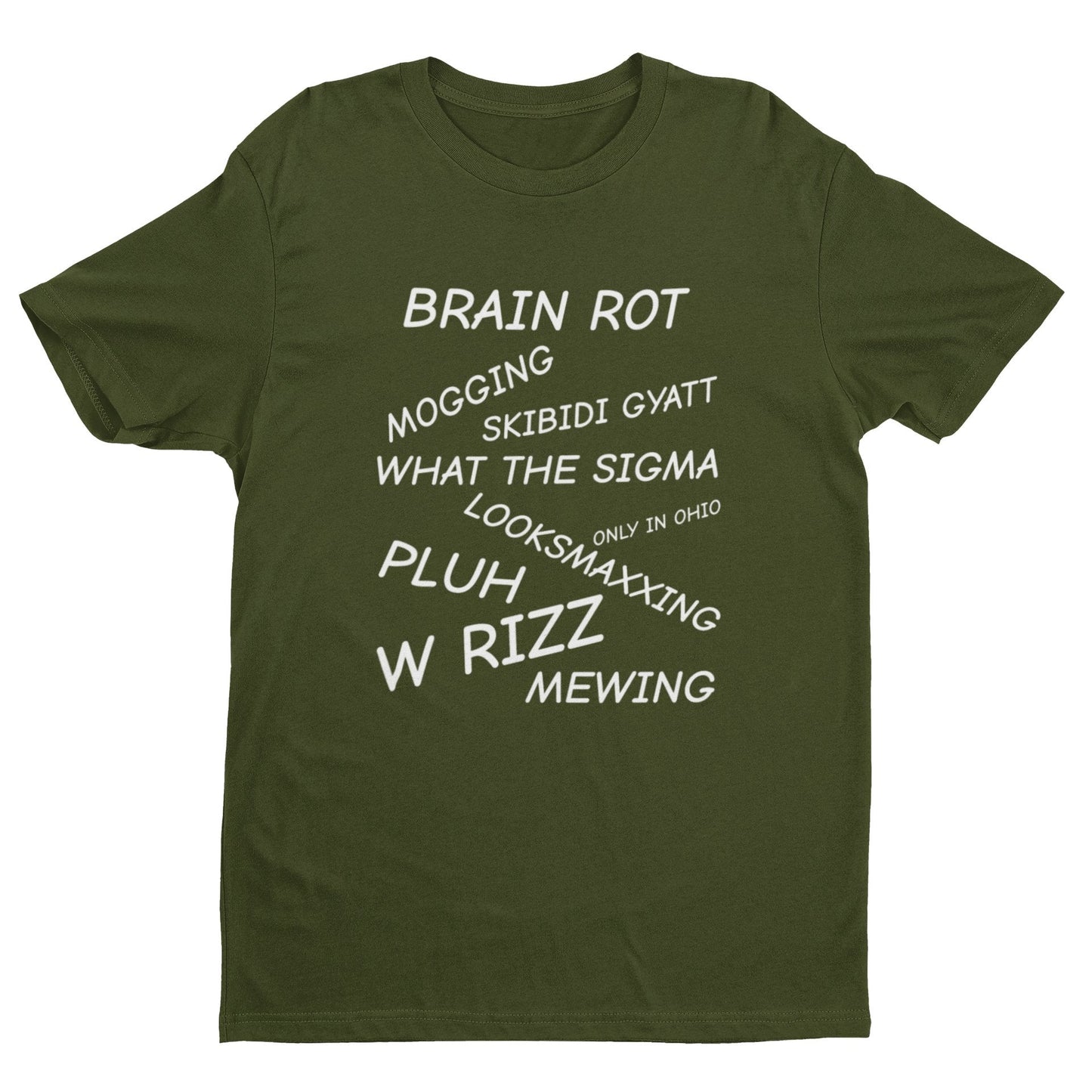 Funny Teenager Brain Rot T Shirt Gen Z Gen Alpha Tees trending MoggingGalaxy Tees