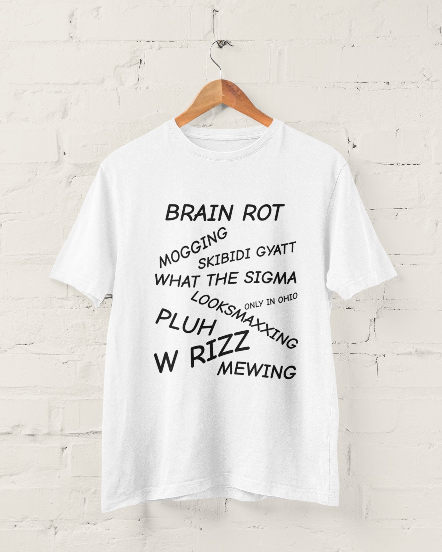 Funny Teenager Brain Rot T Shirt Gen Z Gen Alpha Tees trending MoggingGalaxy Tees