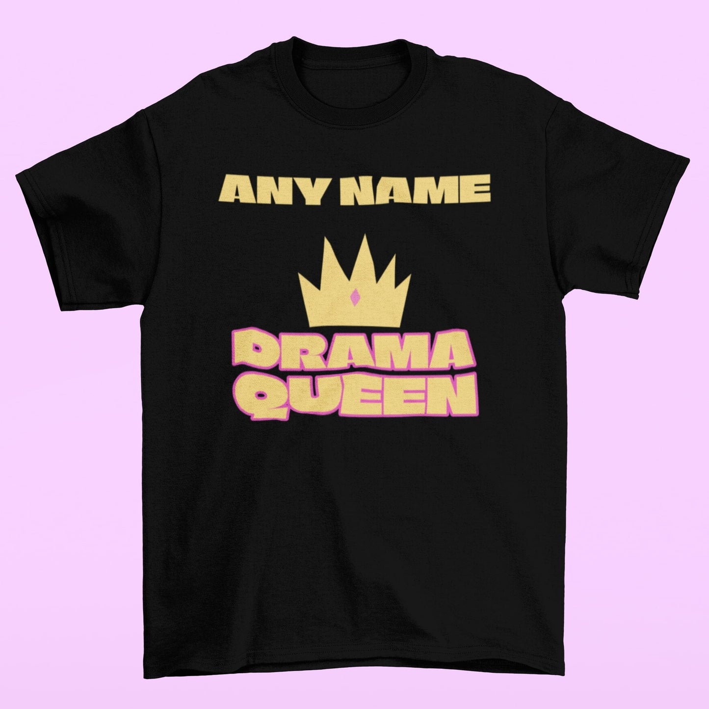 Girls Cute Personalised Gift Idea Drama Queen Slogan T-Shirt Funny WitGalaxy Tees