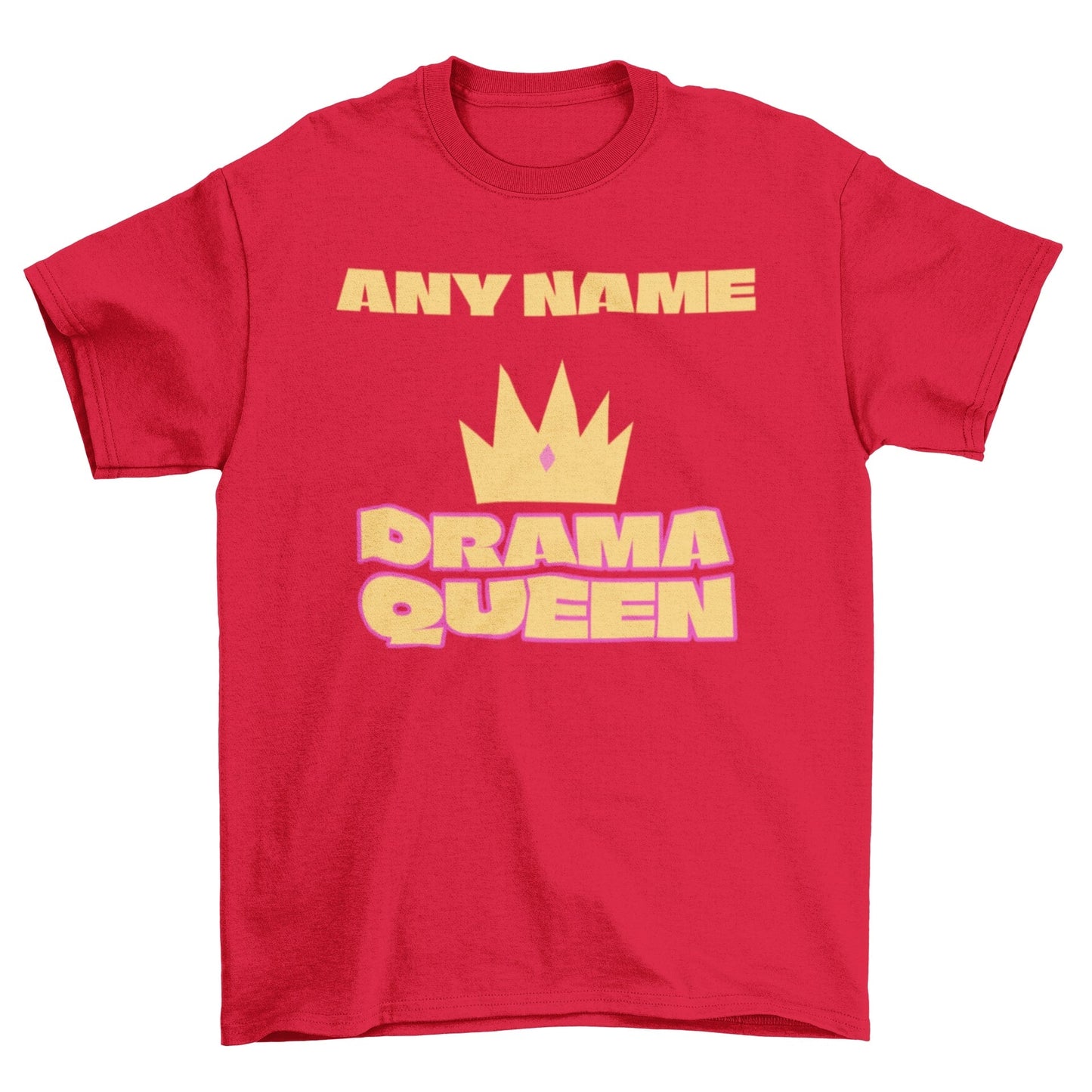 Girls Cute Personalised Gift Idea Drama Queen Slogan T-Shirt Funny WitGalaxy Tees