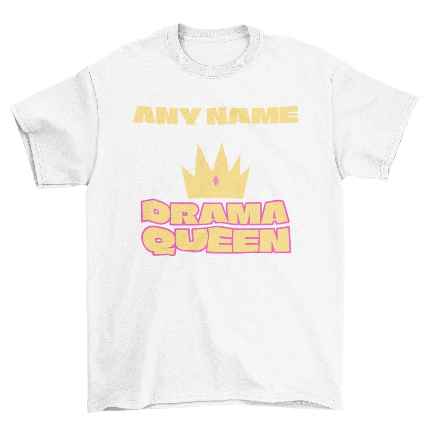 Girls Cute Personalised Gift Idea Drama Queen Slogan T-Shirt Funny WitGalaxy Tees