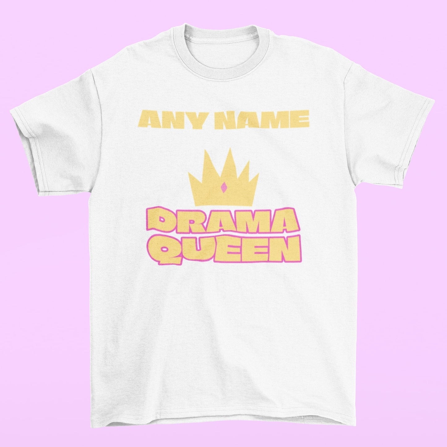 Girls Cute Personalised Gift Idea Drama Queen Slogan T-Shirt Funny WitGalaxy Tees