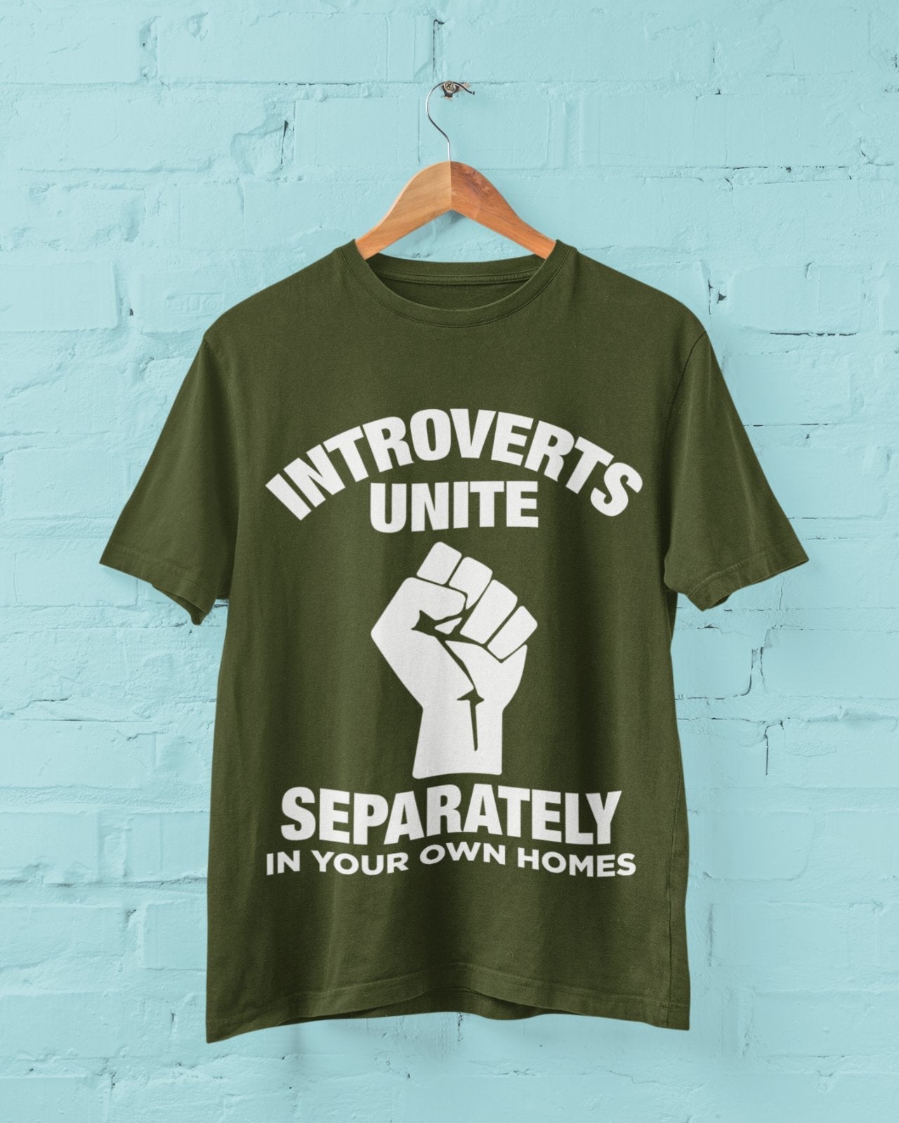 INTROVERTS UNITE Separately In Your Home Homes Funny T Shirt Clenched Galaxy Tees