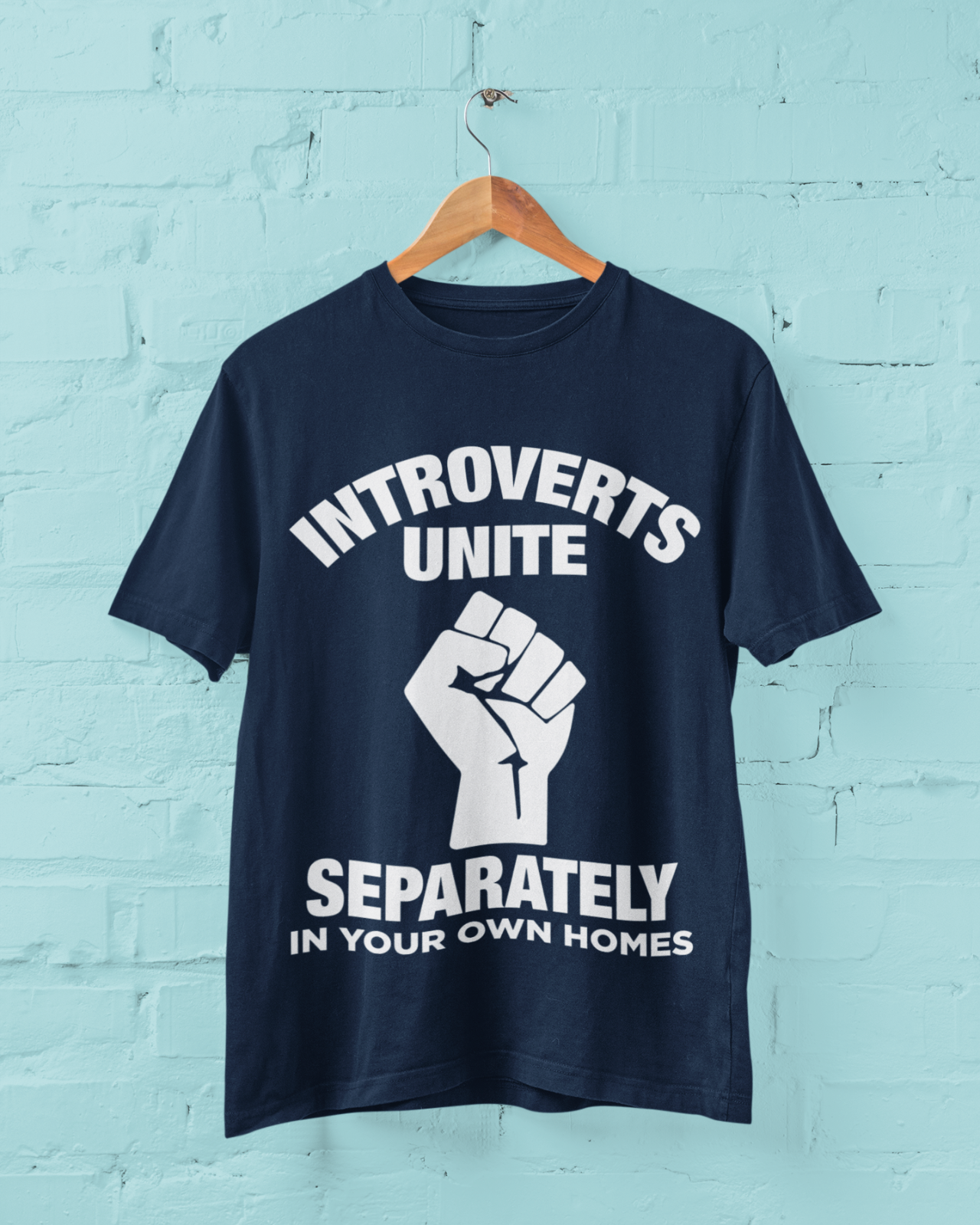 INTROVERTS UNITE Separately In Your Home Homes Funny T Shirt Clenched Galaxy Tees