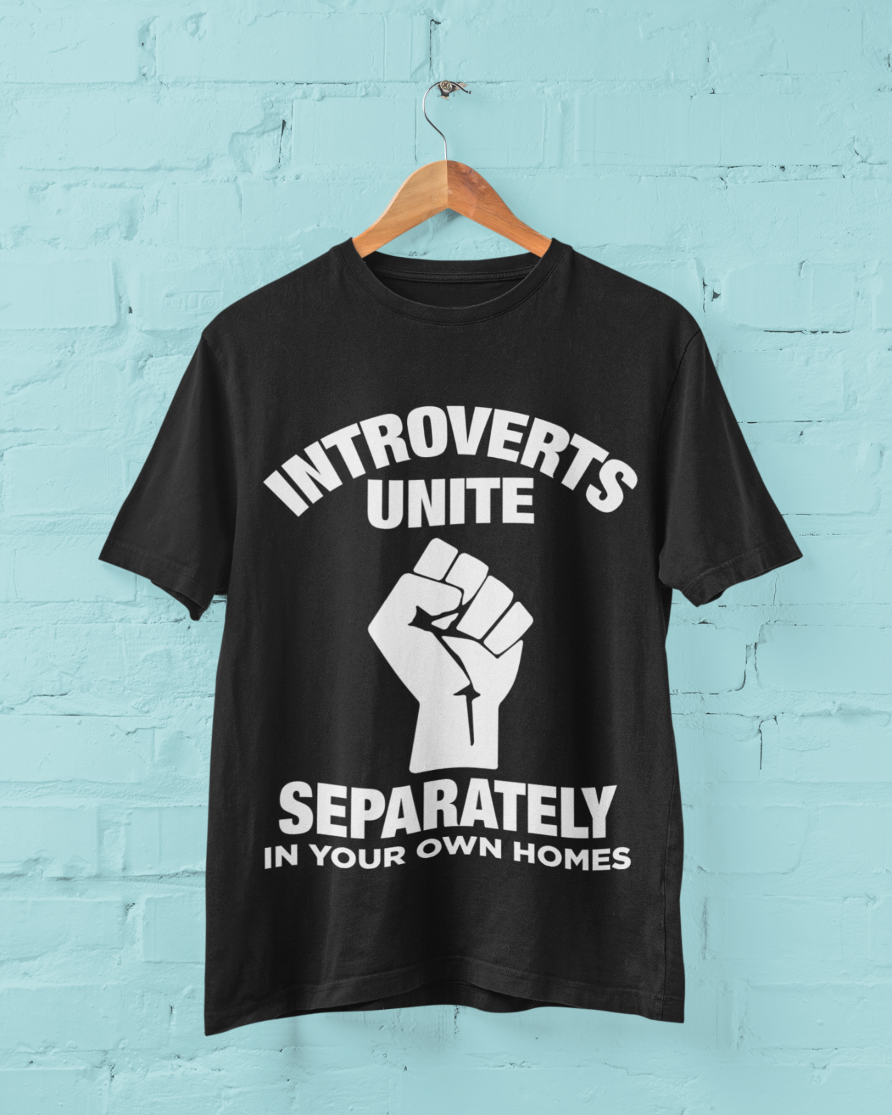 INTROVERTS UNITE Separately In Your Home Homes Funny T Shirt Clenched Galaxy Tees