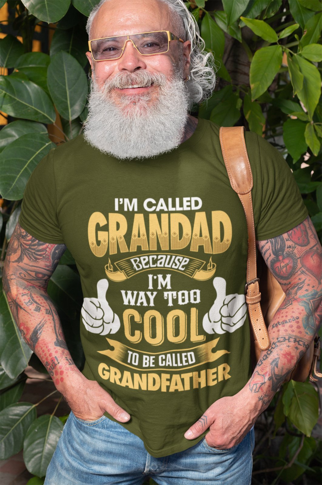 Im Called GRANDAD Because Im Way Too Cool To Be Called Grandfather FunGalaxy Tees