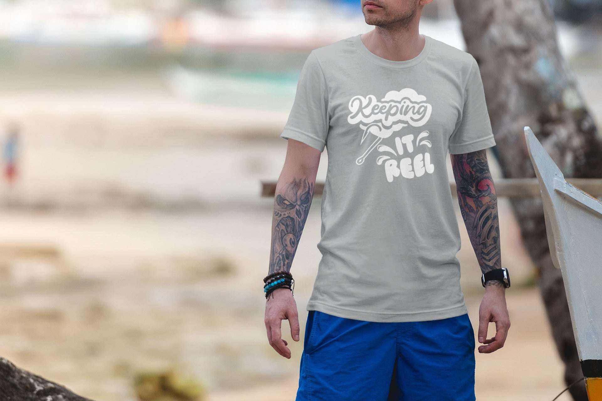 Keeping It Reel T-Shirt Fun Gift for Fishing Enthusiasts Angling Dad FGalaxy Tees