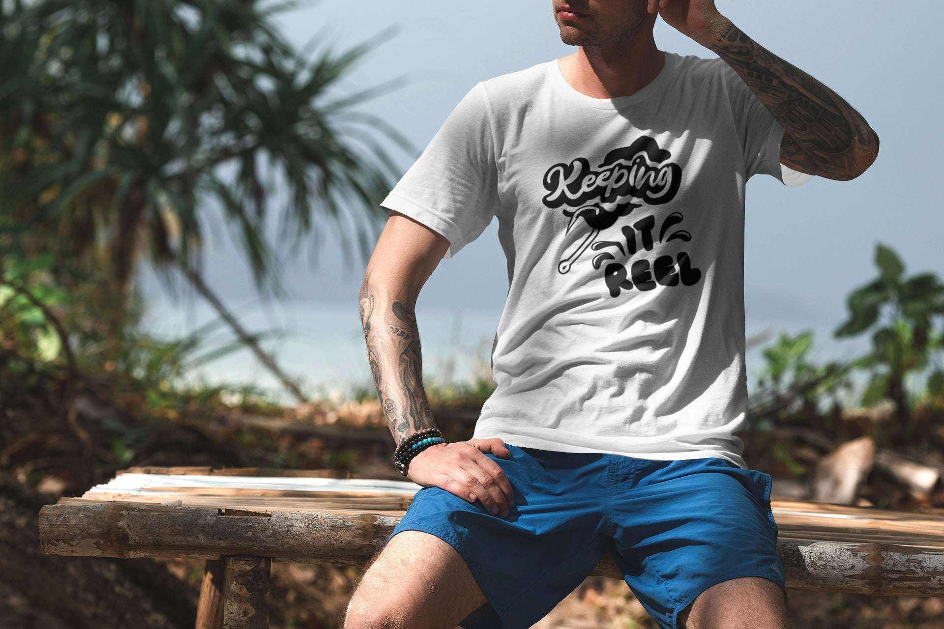 Keeping It Reel T-Shirt Fun Gift for Fishing Enthusiasts Angling Dad FGalaxy Tees