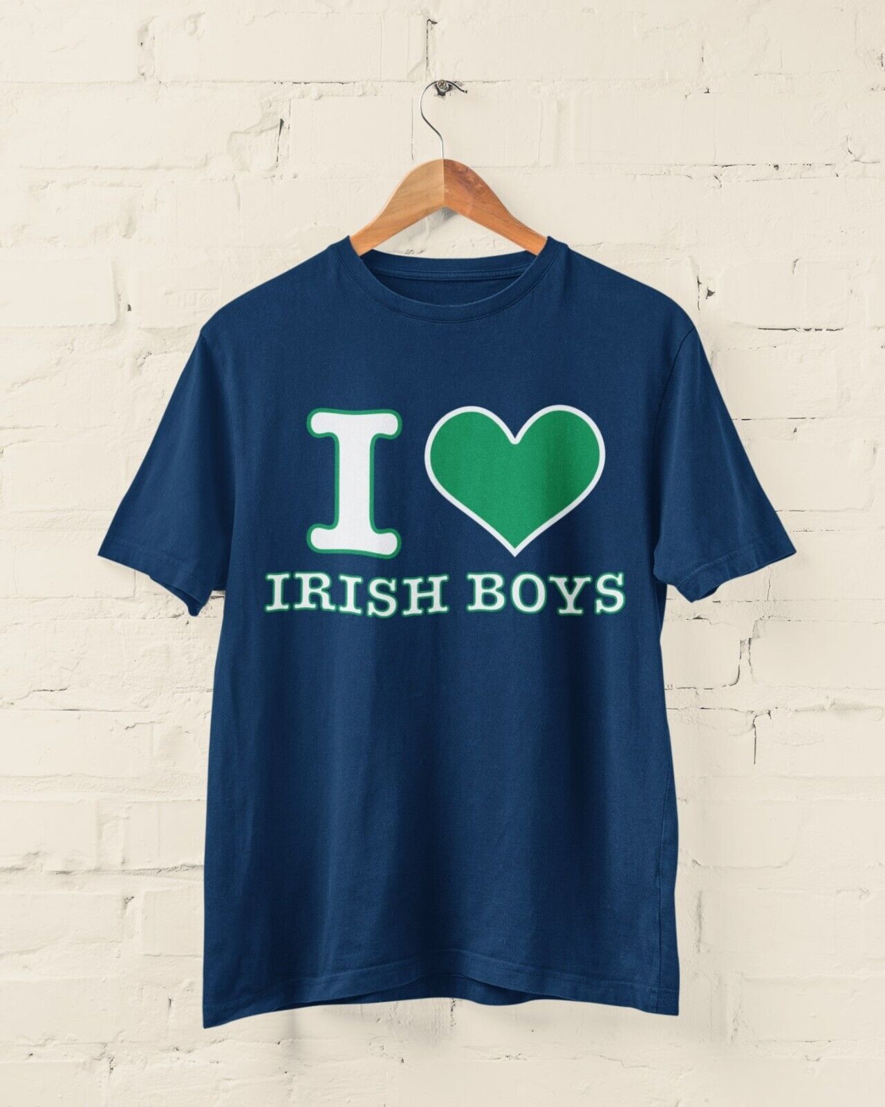 Kids Childrens I LOVE IRISH BOYS Green Love Heart T Shirt Trending St Galaxy Tees