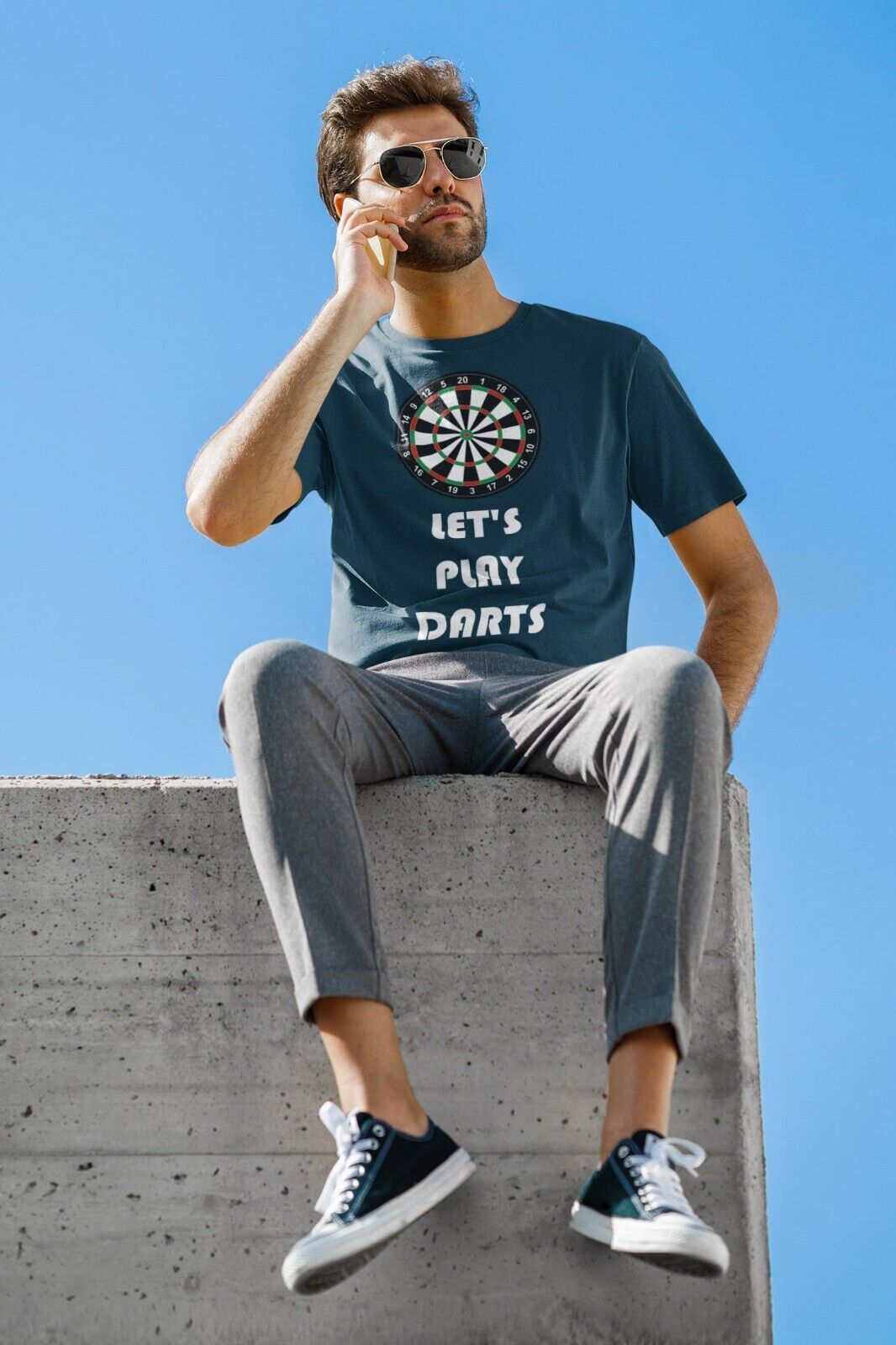 LET'S PLAY DARTS Funny T Shirt Man To Oche Gift Idea Team Dad PresentGalaxy Tees