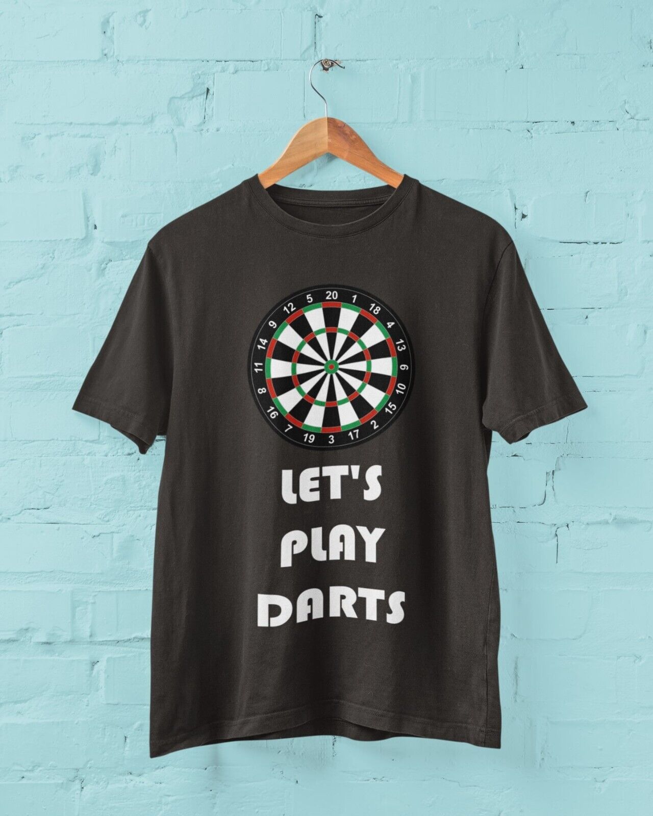 LET'S PLAY DARTS Funny T Shirt Man To Oche Gift Idea Team Dad PresentGalaxy Tees