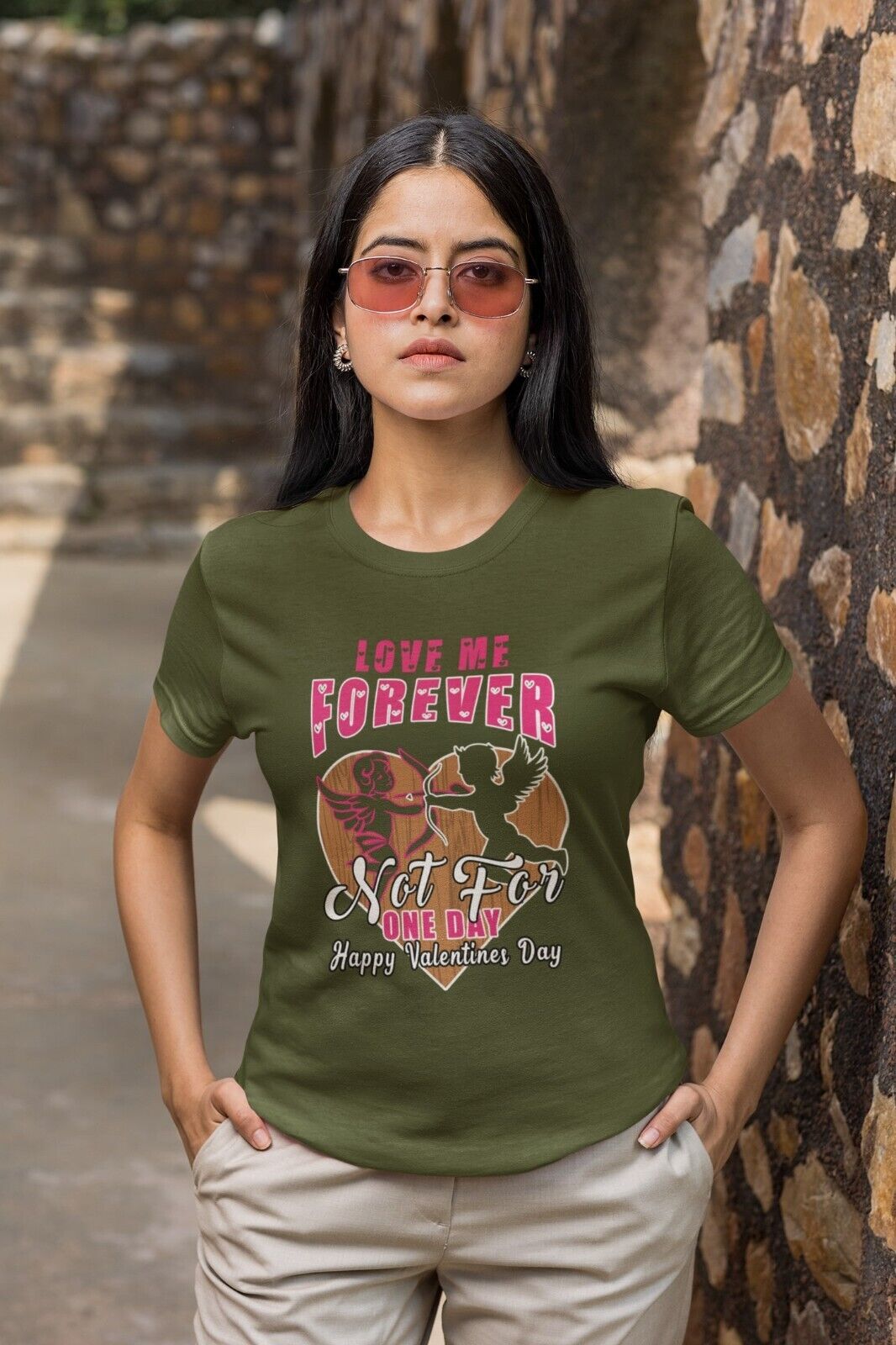 LOVE ME FOREVER NOT FOR ONE DAY Funny Valentines Day T Shirt Gift IdeaGalaxy Tees