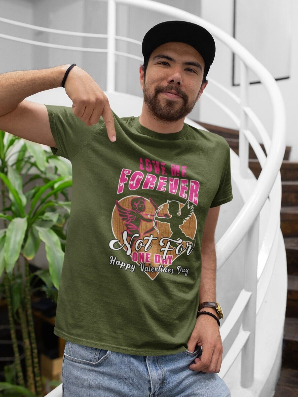 LOVE ME FOREVER NOT FOR ONE DAY Funny Valentines Day T Shirt Gift IdeaGalaxy Tees