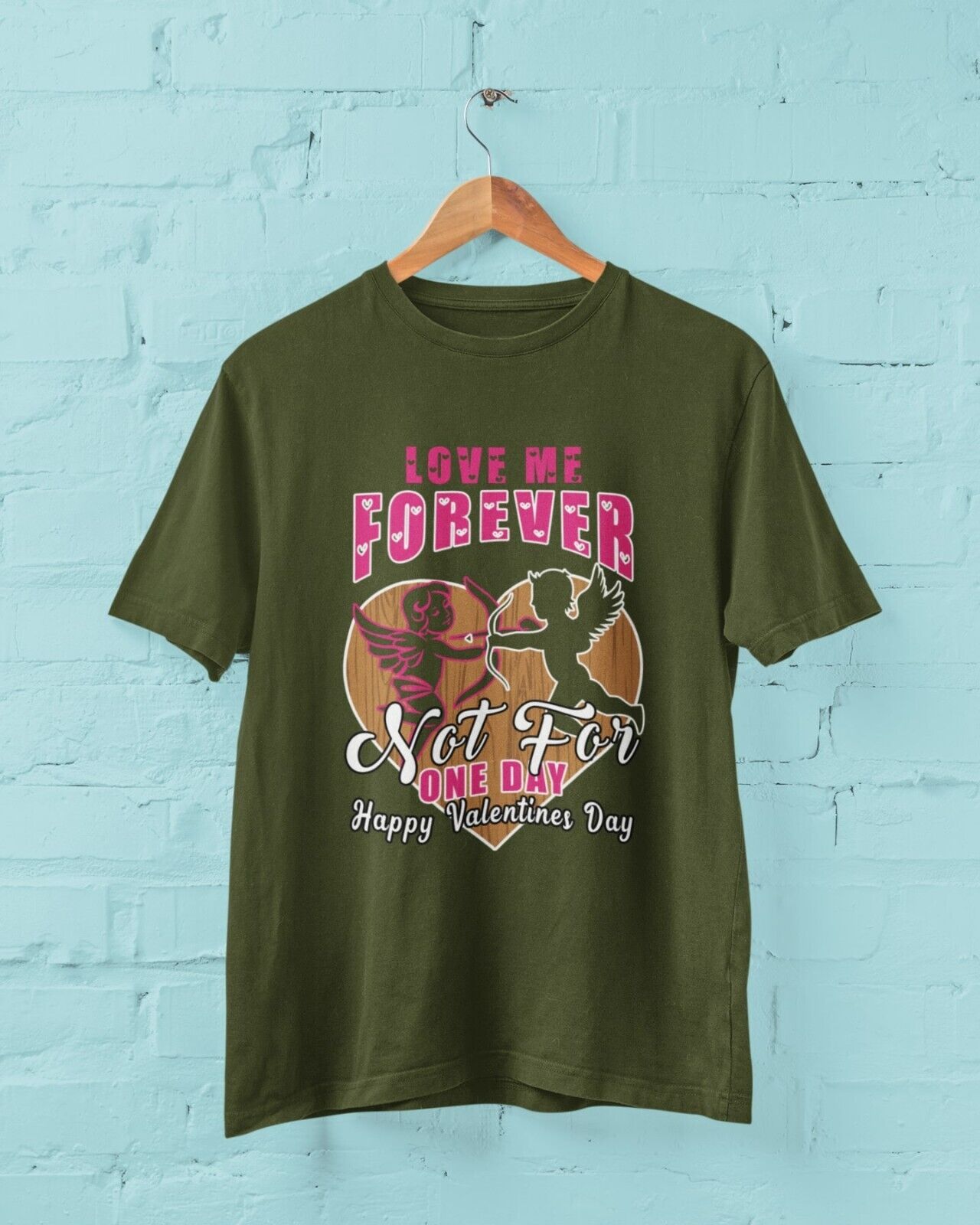 LOVE ME FOREVER NOT FOR ONE DAY Funny Valentines Day T Shirt Gift IdeaGalaxy Tees