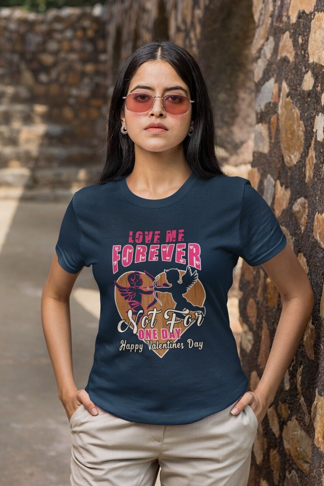 LOVE ME FOREVER NOT FOR ONE DAY Funny Valentines Day T Shirt Gift IdeaGalaxy Tees