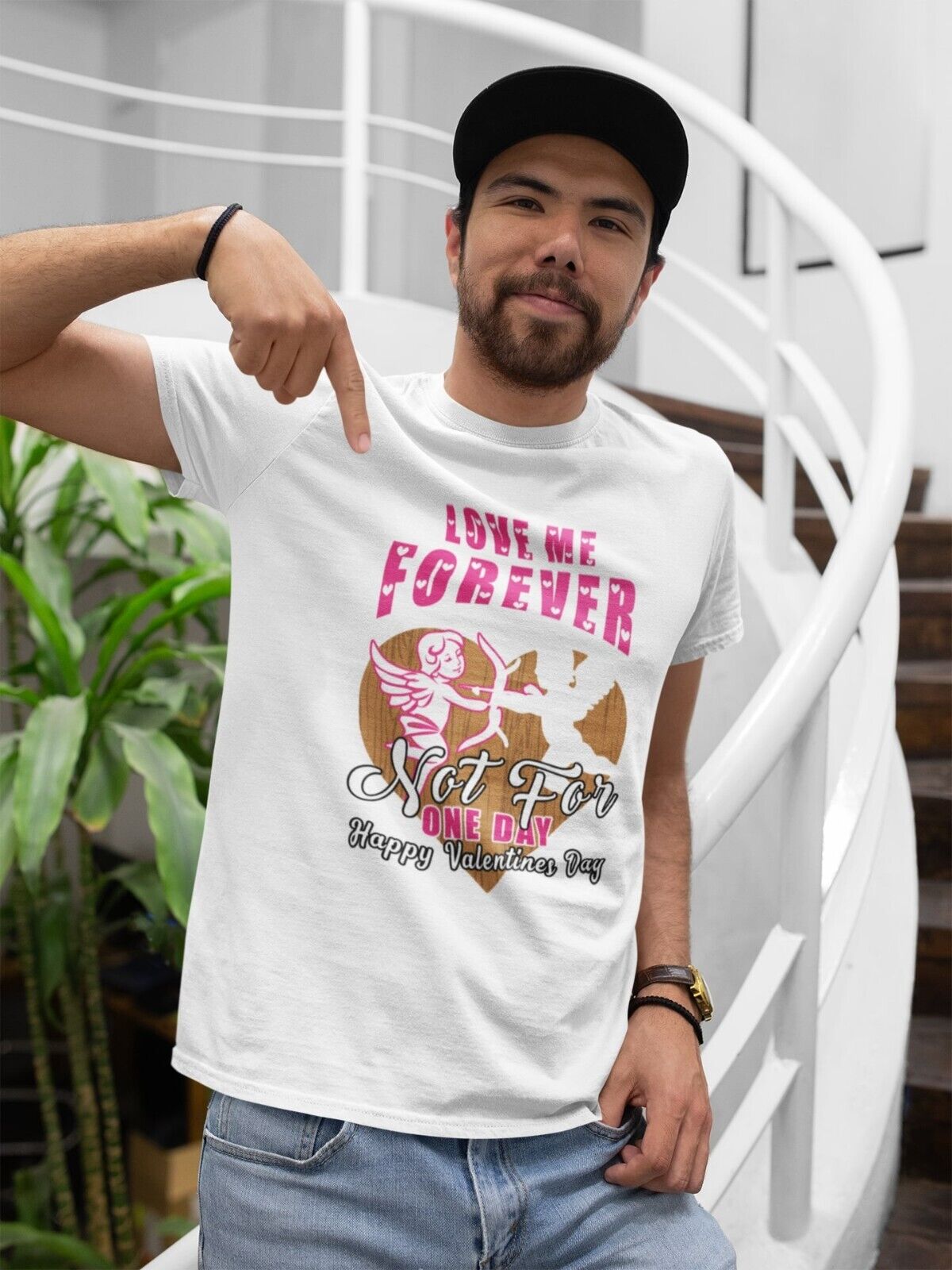 LOVE ME FOREVER NOT FOR ONE DAY Funny Valentines Day T Shirt Gift IdeaGalaxy Tees
