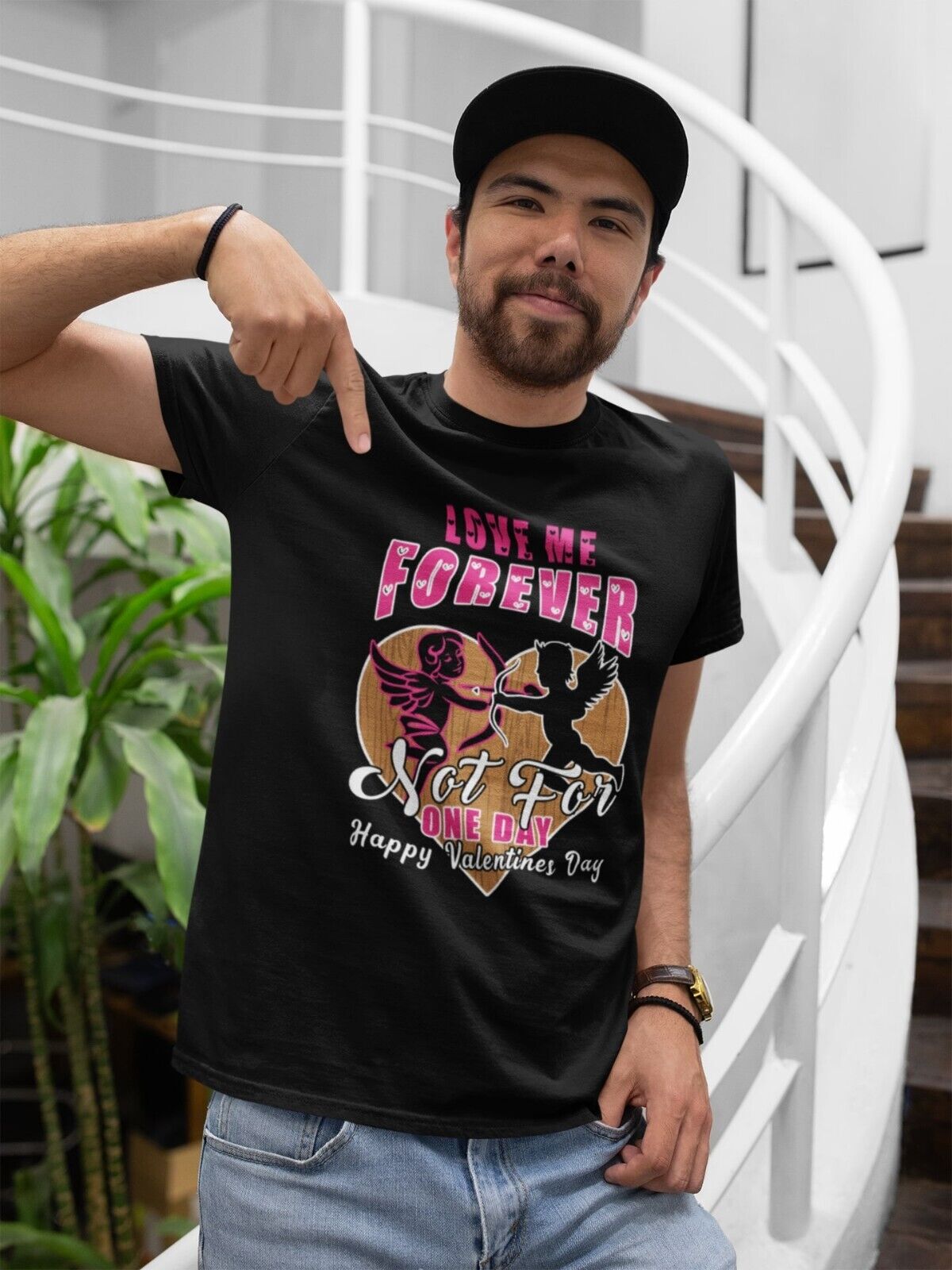 LOVE ME FOREVER NOT FOR ONE DAY Funny Valentines Day T Shirt Gift IdeaGalaxy Tees