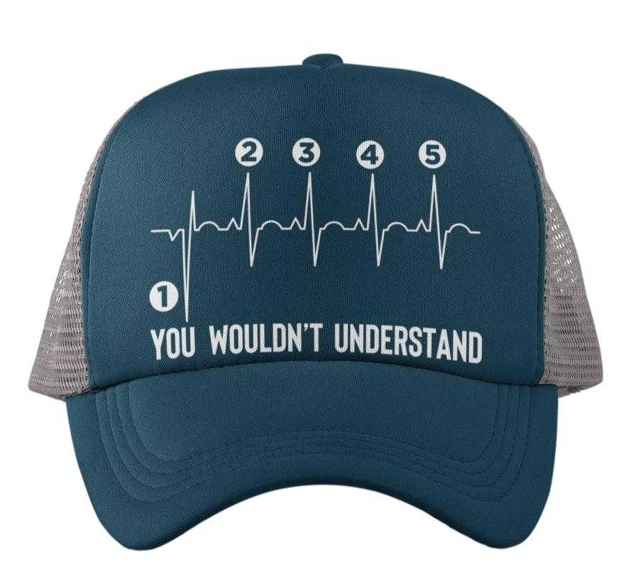 Motorcyclist Trucker Cap Biker Gearshift You Wouldn't Understand with Galaxy Tees