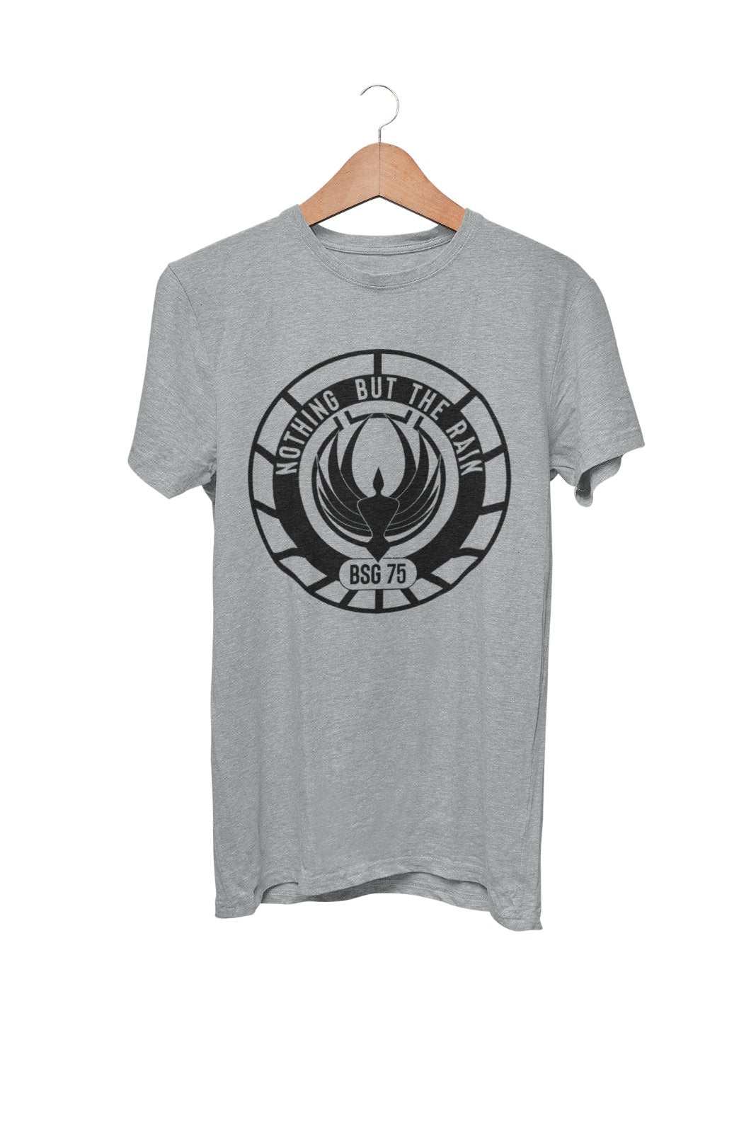 Nothing But The Rain BSG 75 T Shirt Galactica Battlestar TV Sci Fi GifGalaxy Tees