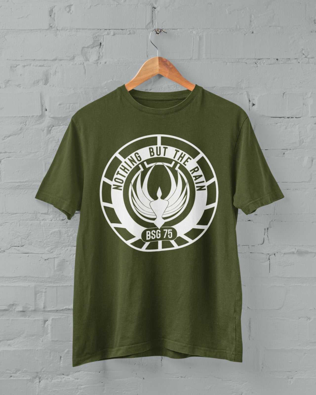 Nothing But The Rain BSG 75 T Shirt Galactica Battlestar TV Sci Fi GifGalaxy Tees