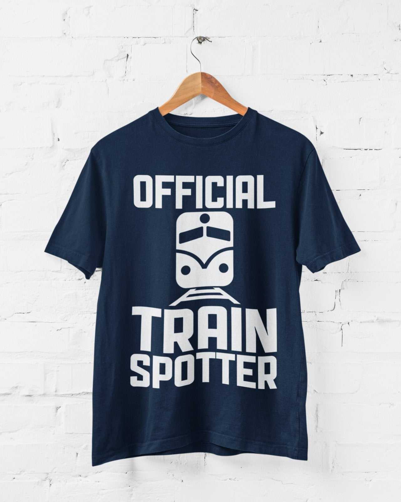 Official Train Spotter Funny T Shirt Railway Enthusiast Gift Idea TraiGalaxy Tees