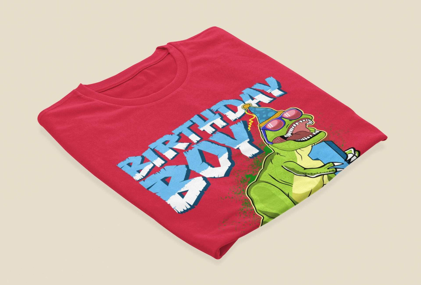 PERSONALISED Baby Boys Cute 1st Birthday Dinosaur T Shirt Name / Age OGalaxy Tees