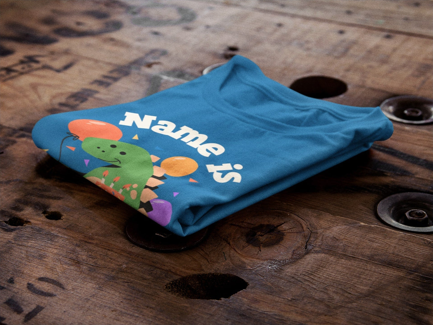 PERSONALISED Toddlers Dinosaur Birthday T Shirt Choose Any Name And AnGalaxy Tees