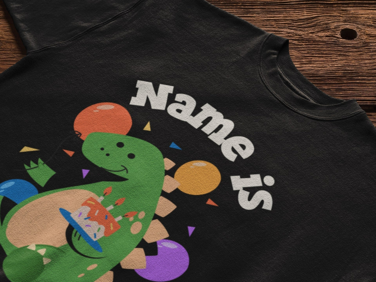 PERSONALISED Toddlers Dinosaur Birthday T Shirt Choose Any Name And AnGalaxy Tees