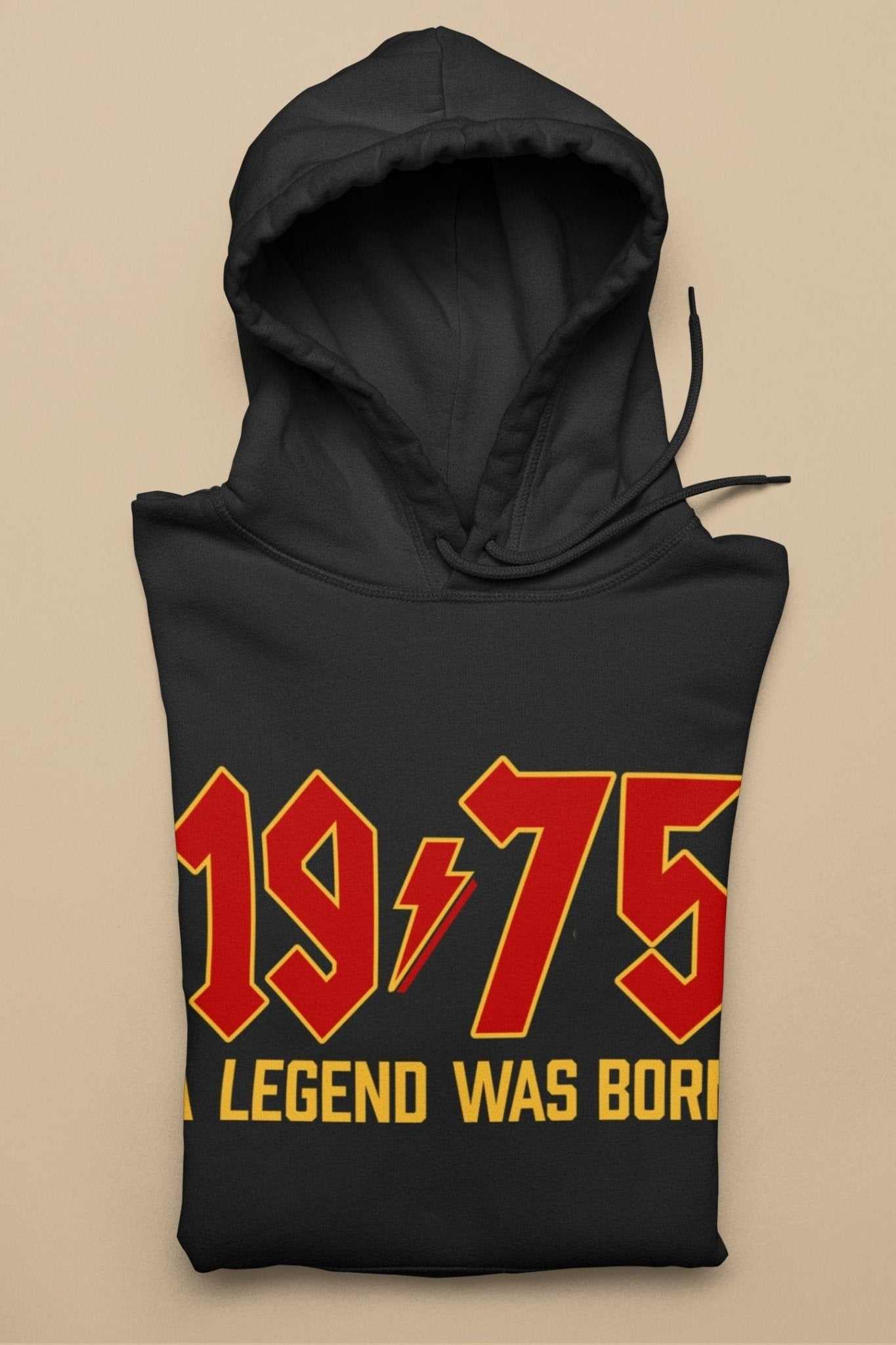 Personalised 1975 A Legend Was Born 50th Birthday in 2025 Hoodie Name Galaxy Tees