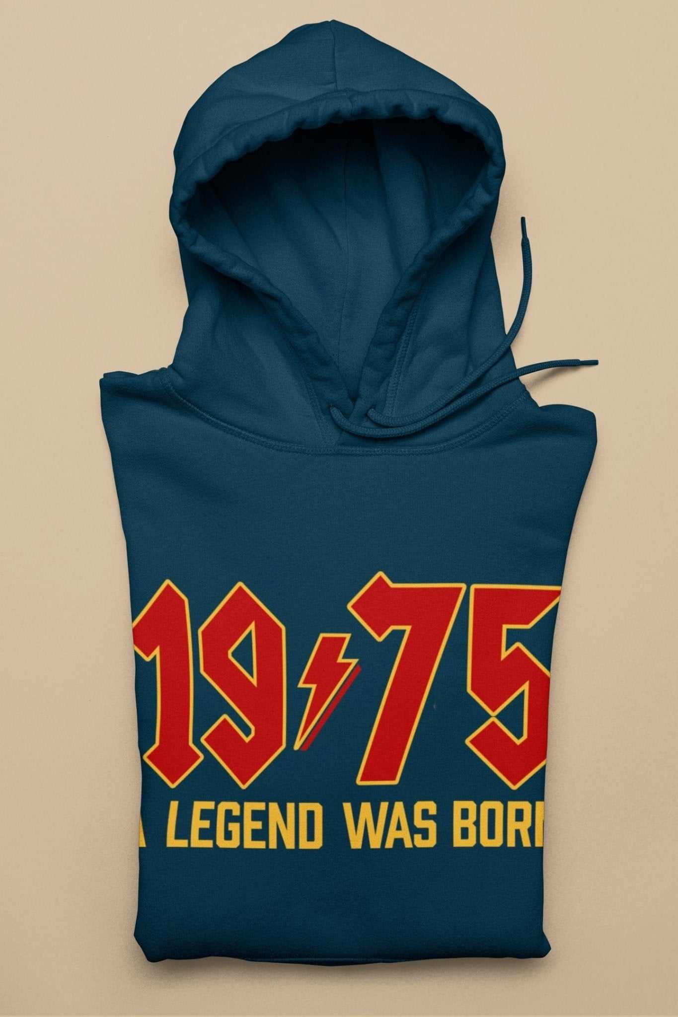 Personalised 1975 A Legend Was Born 50th Birthday in 2025 Hoodie Name Galaxy Tees