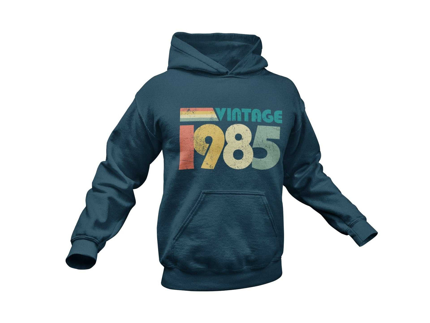 Personalised 40th Birthday in 2025 Hoodie Vintage 1985 with Name and AGalaxy Tees