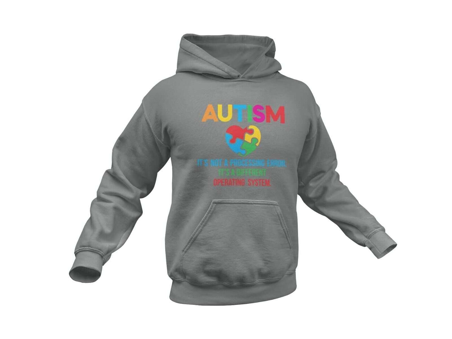 Personalised Autism Its Not A Processing Error NAME and NUMBER on backGalaxy Tees
