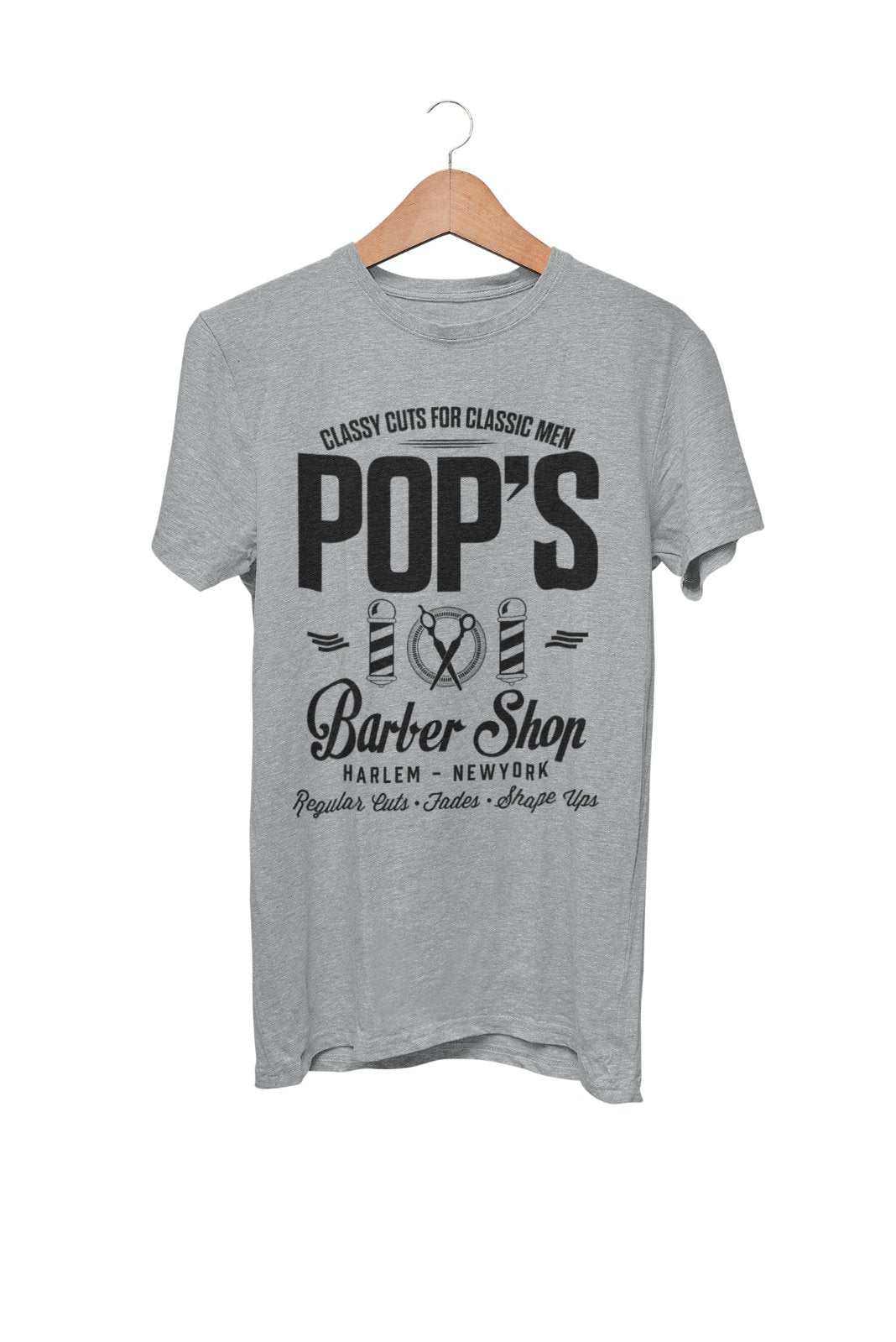 Pops Barber Shop T Shirt Cage Luke TV Fan Classic Superhero Gift Idea Galaxy Tees