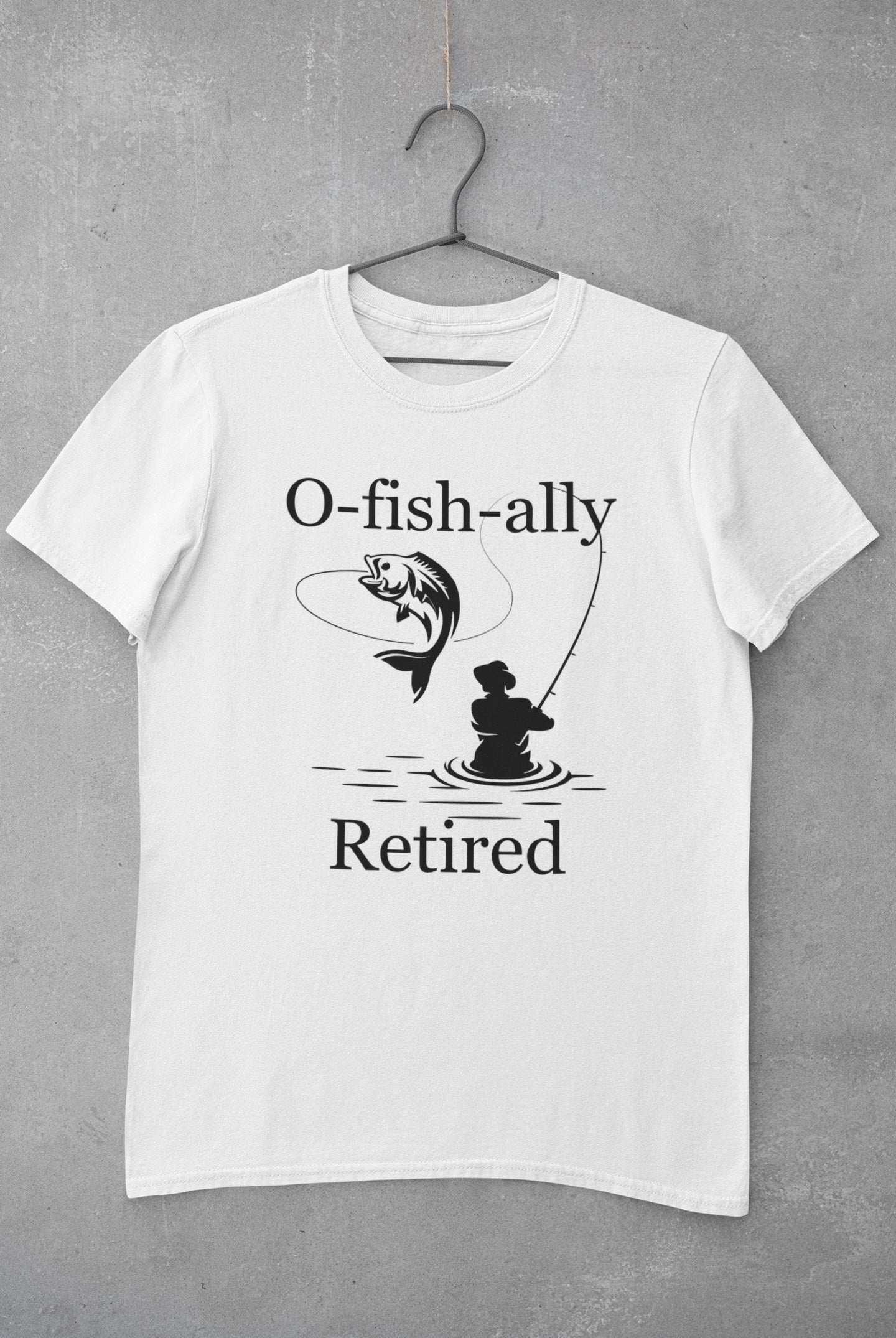 Retirement Gift For Fisherman Angler O-Fish-Ally Retired Funny NoveltyGalaxy Tees