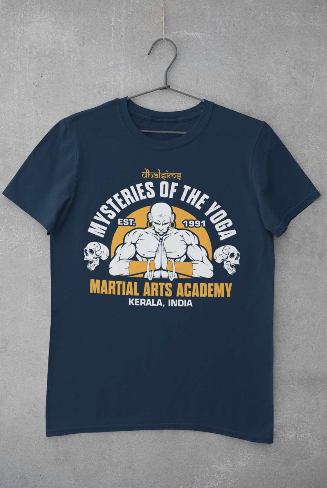 Retro Funny Gaming T Shirt Dhalsim Mysteries Of The Yoga Fighter StreeGalaxy Tees