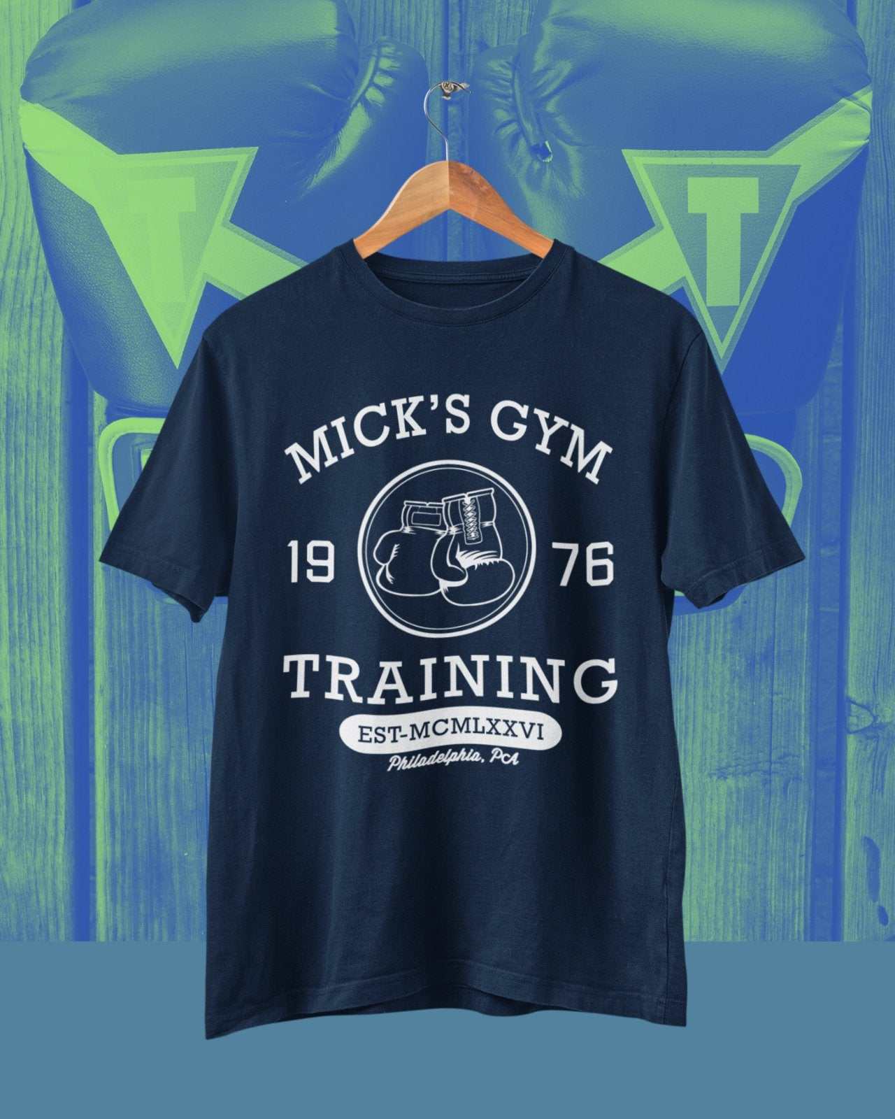 Retro Mick's Gym 1976 T Shirt Movie Rocky Classic Boxing Training GiftGalaxy Tees
