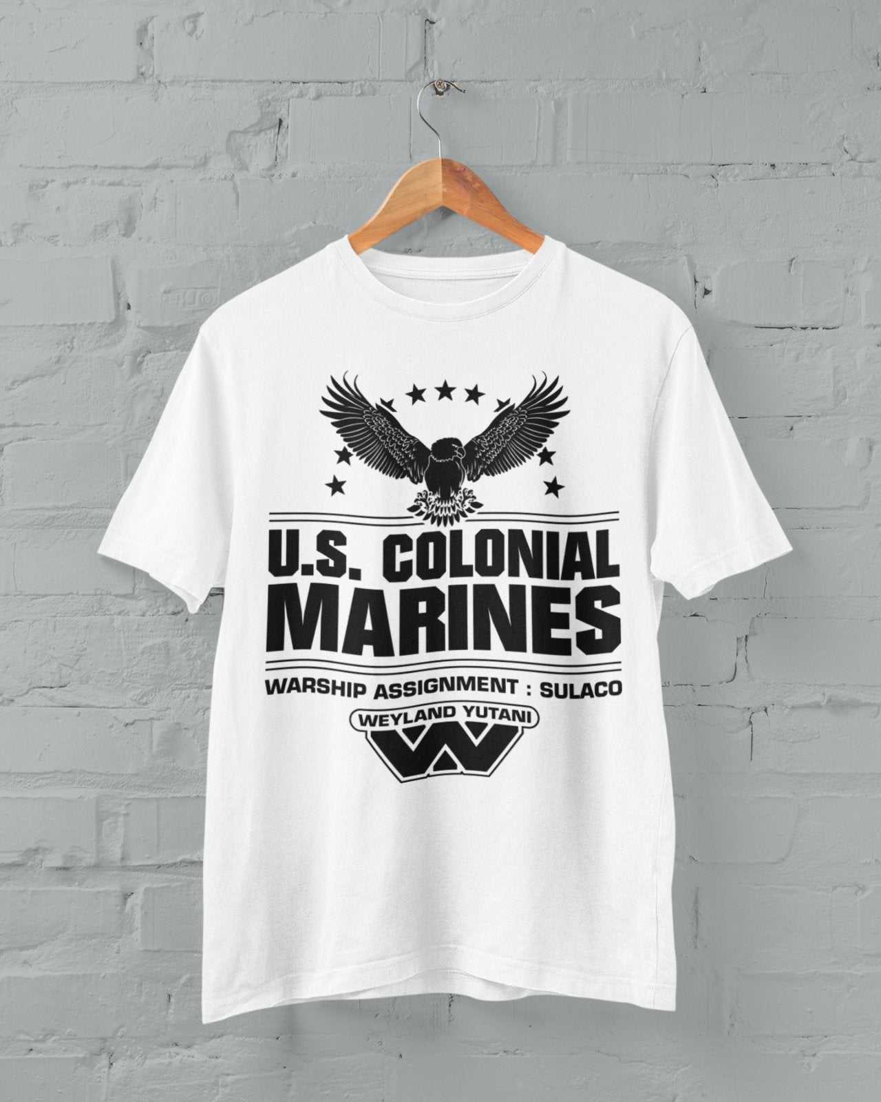 Retro Style Sci Fi T Shirt US Colonial Marines gift idea for 80s 90s fGalaxy Tees